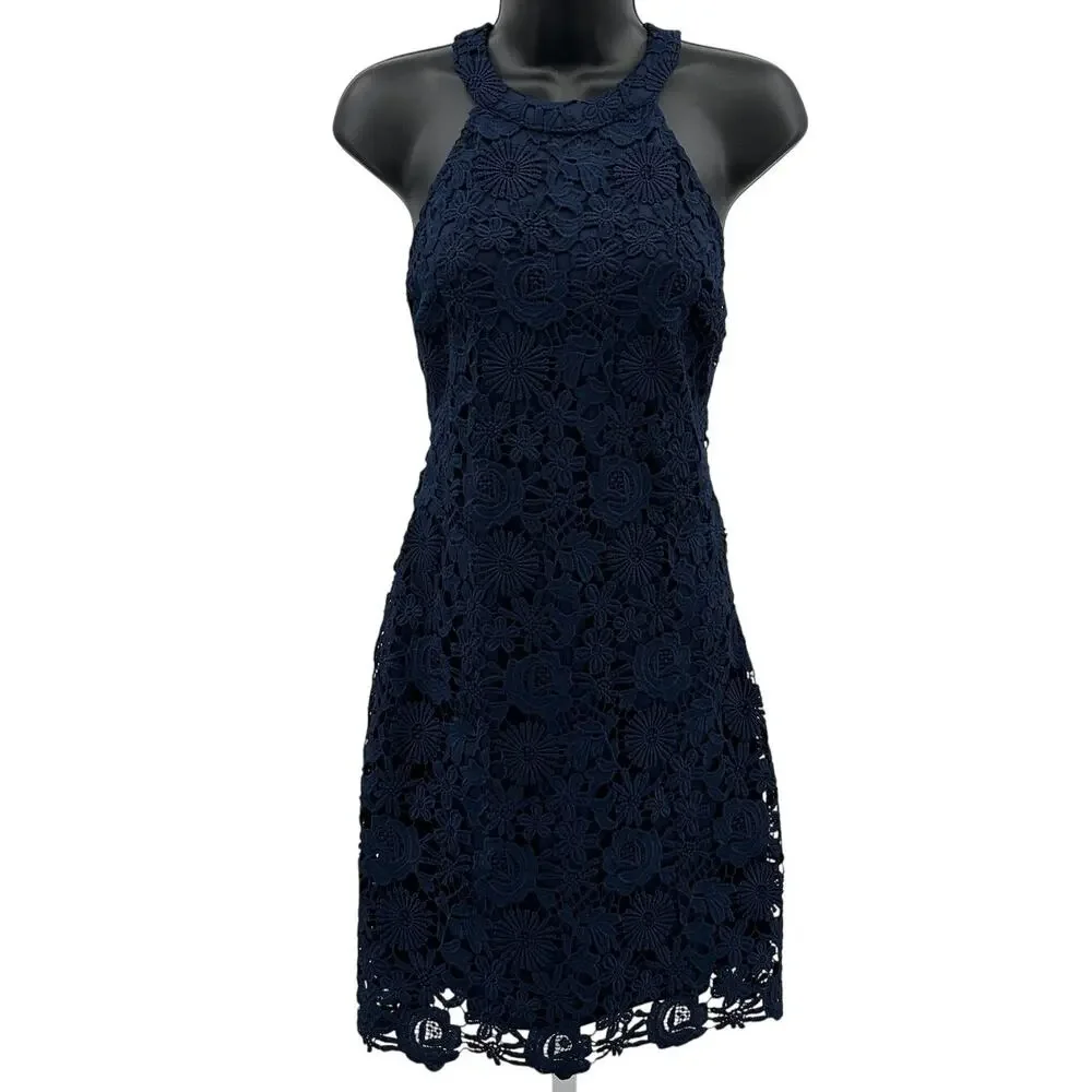 lulus love poem lace dress Lace Mini Dress - Ivory Dress - Halter Dresses - Sheath Dress